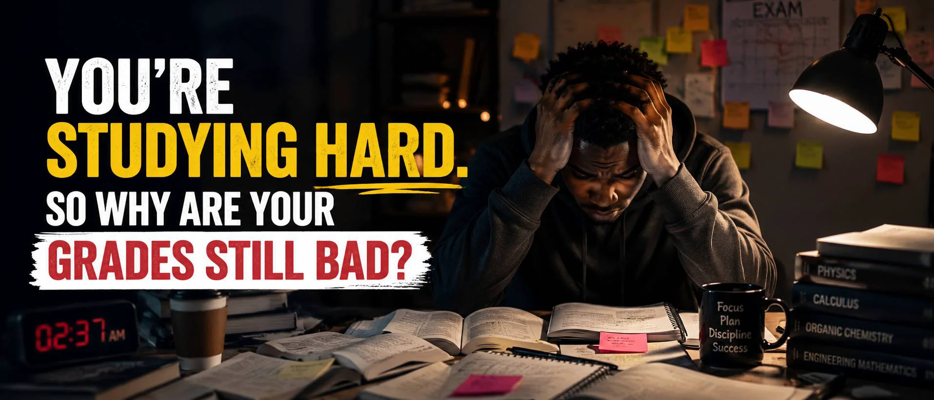 You’re Studying Hard. So Why Are Your Grades Still Bad?